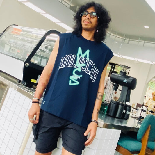 Moluccas Sleeveless Navy