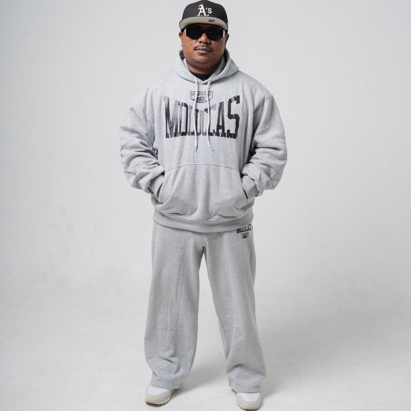 Hoodie Moluccas Grey Onyx
