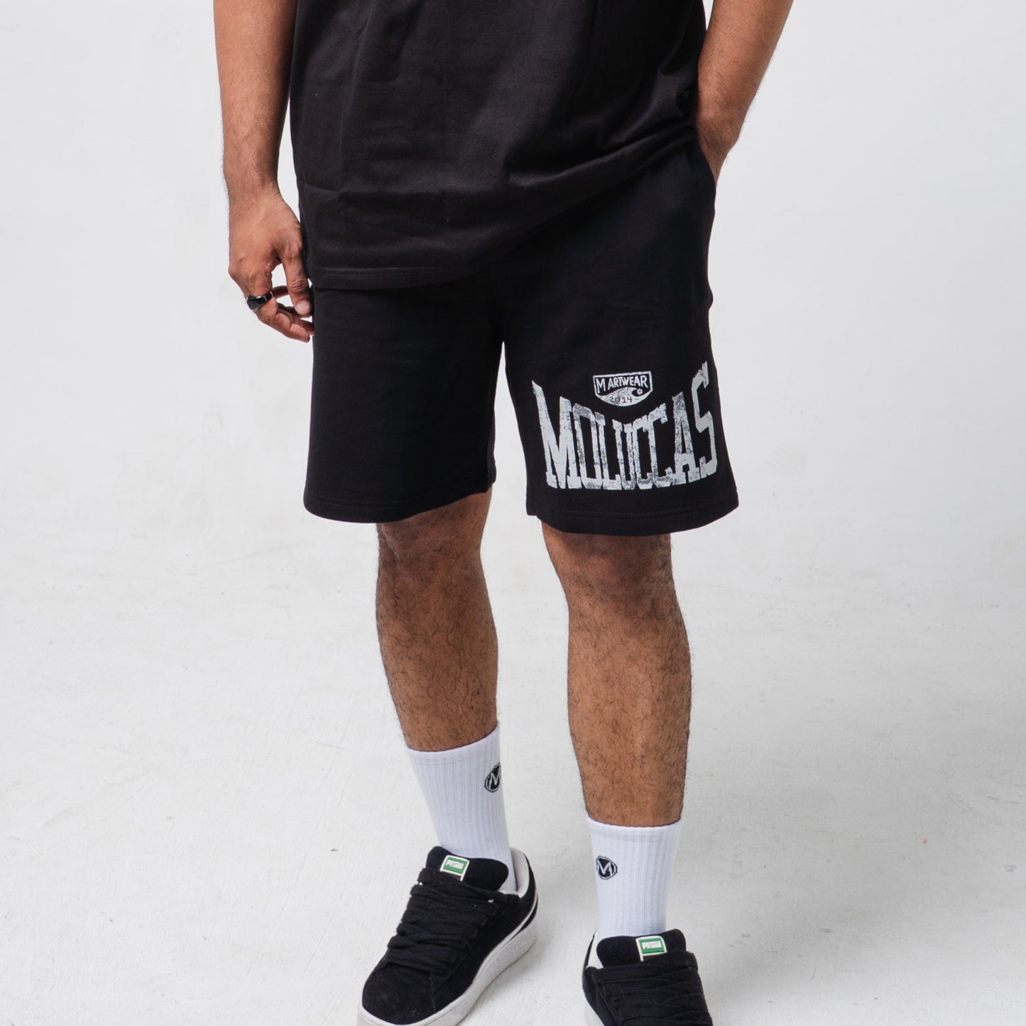 Short Sweat Pants Obsidian Grey