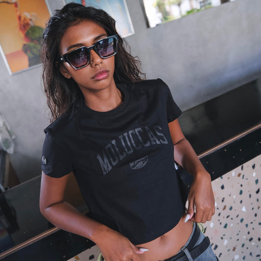 Crop Top Black on Black