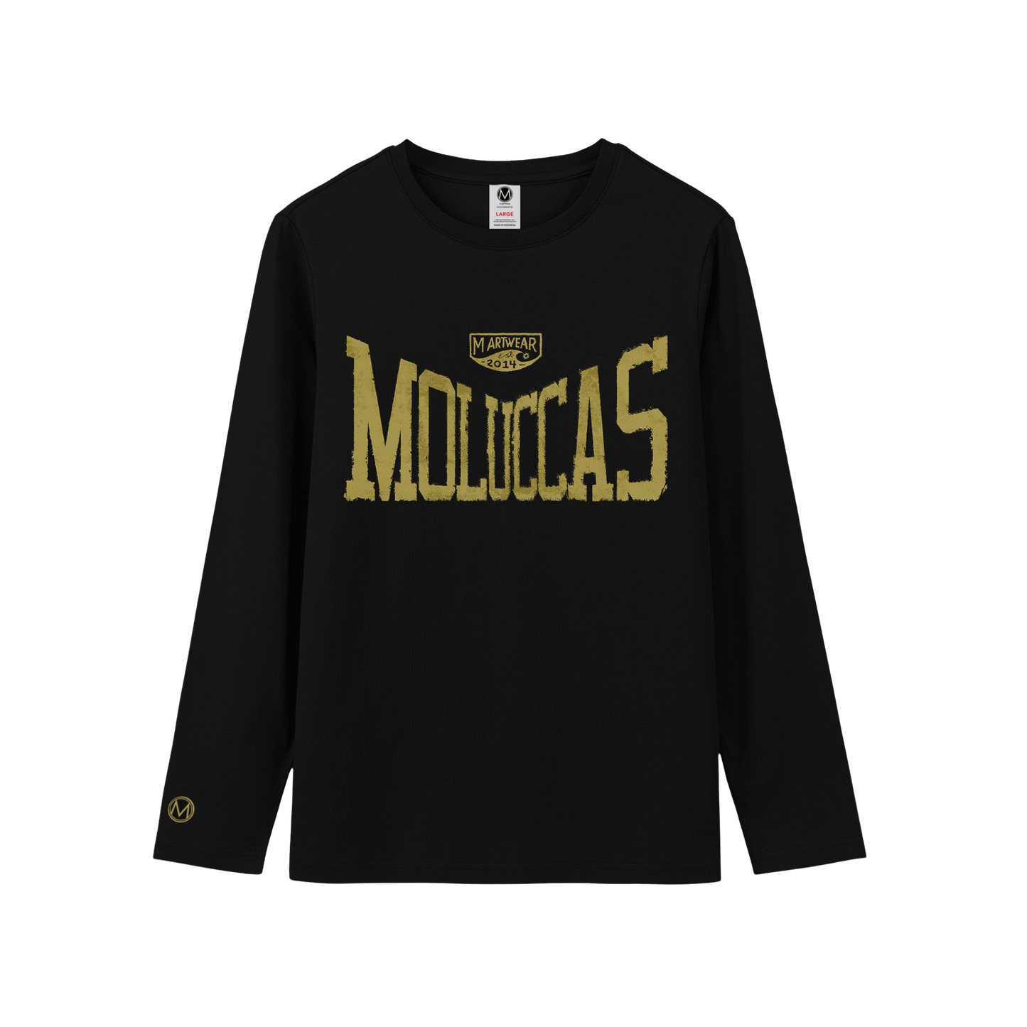 Moluccas Long Sleeve Obsidian Gold