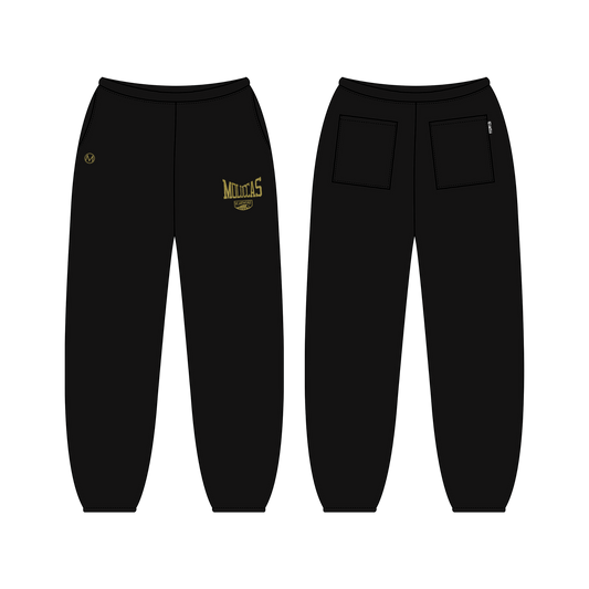 Long Sweat Pants Obsidian Gold