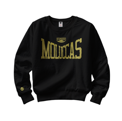 Crewneck Moluccas Obsidian Gold
