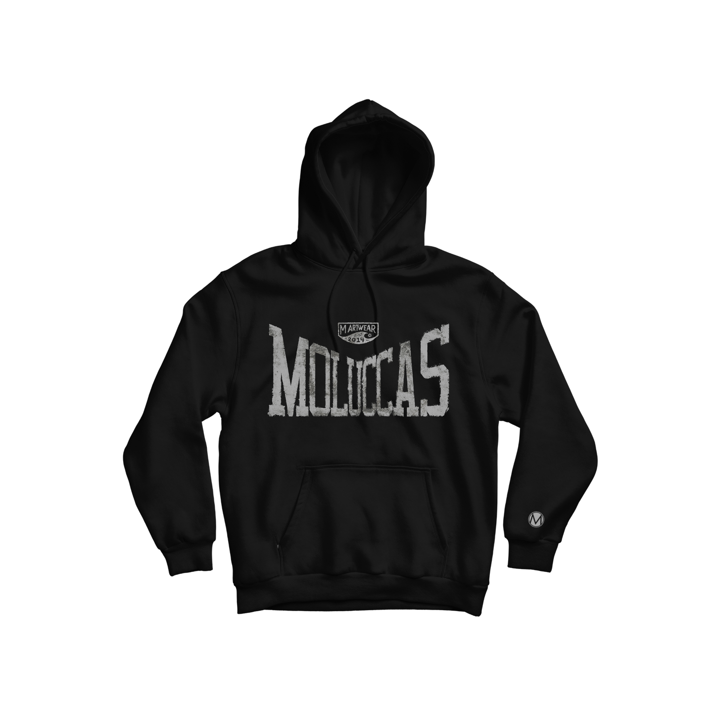 Hoodie Moluccas Abu-abu Obsidian