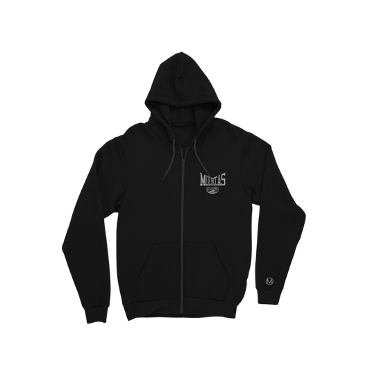 Zipper Moluccas Obsidian Grey