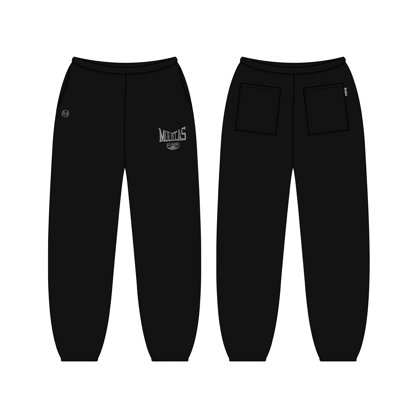 Long Sweat Pants Obsidian Grey