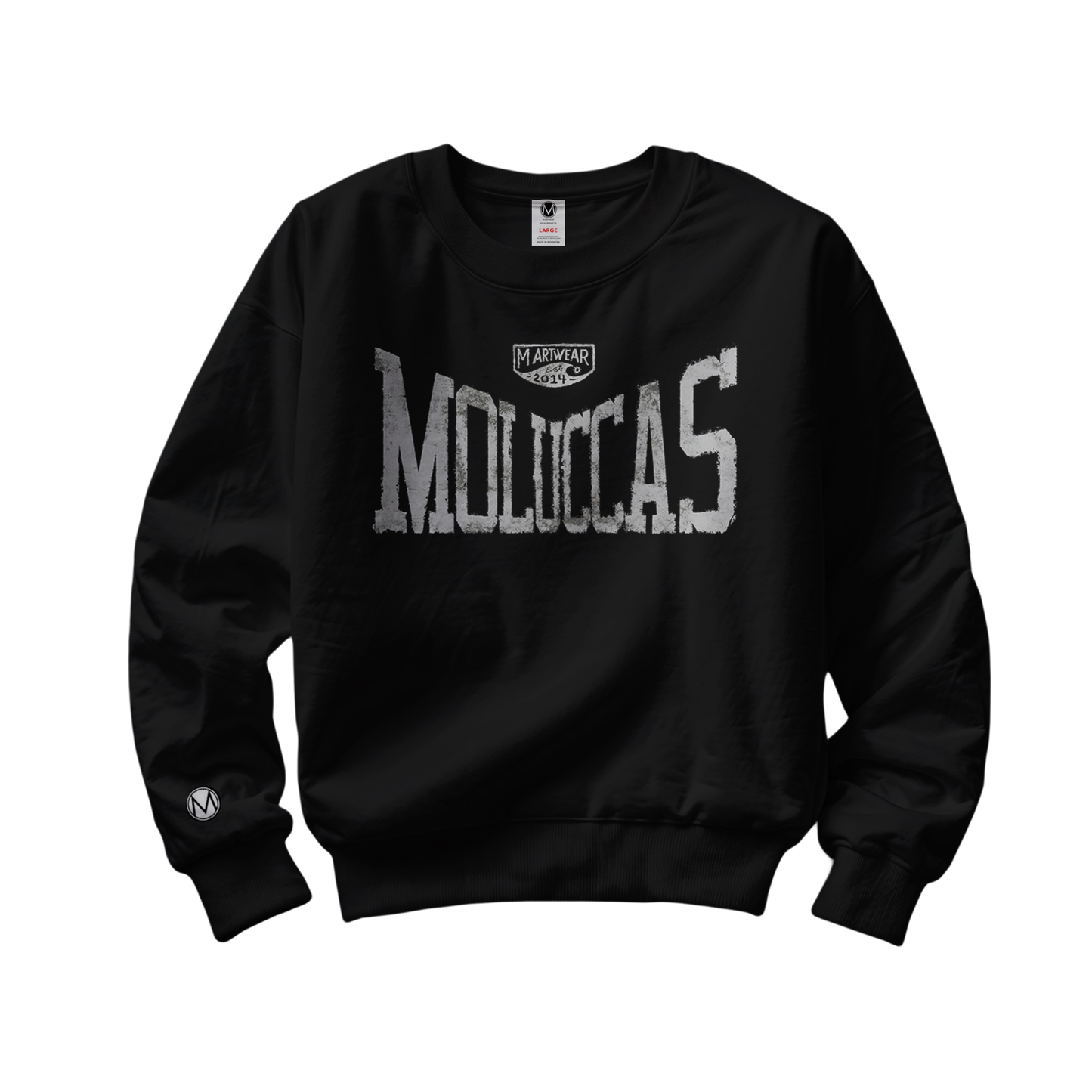 Crewneck Moluccas Obsidian Grey