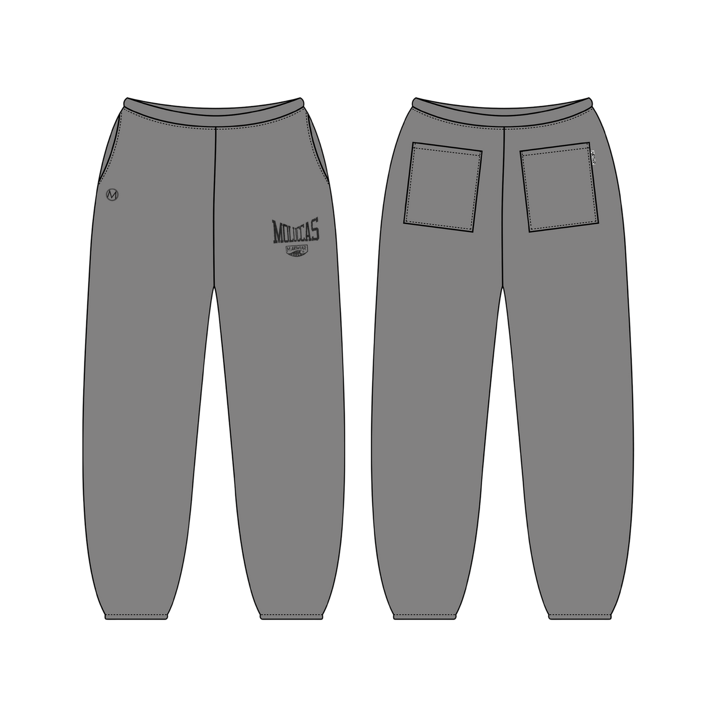 Long Sweat Pants Grey Onyx