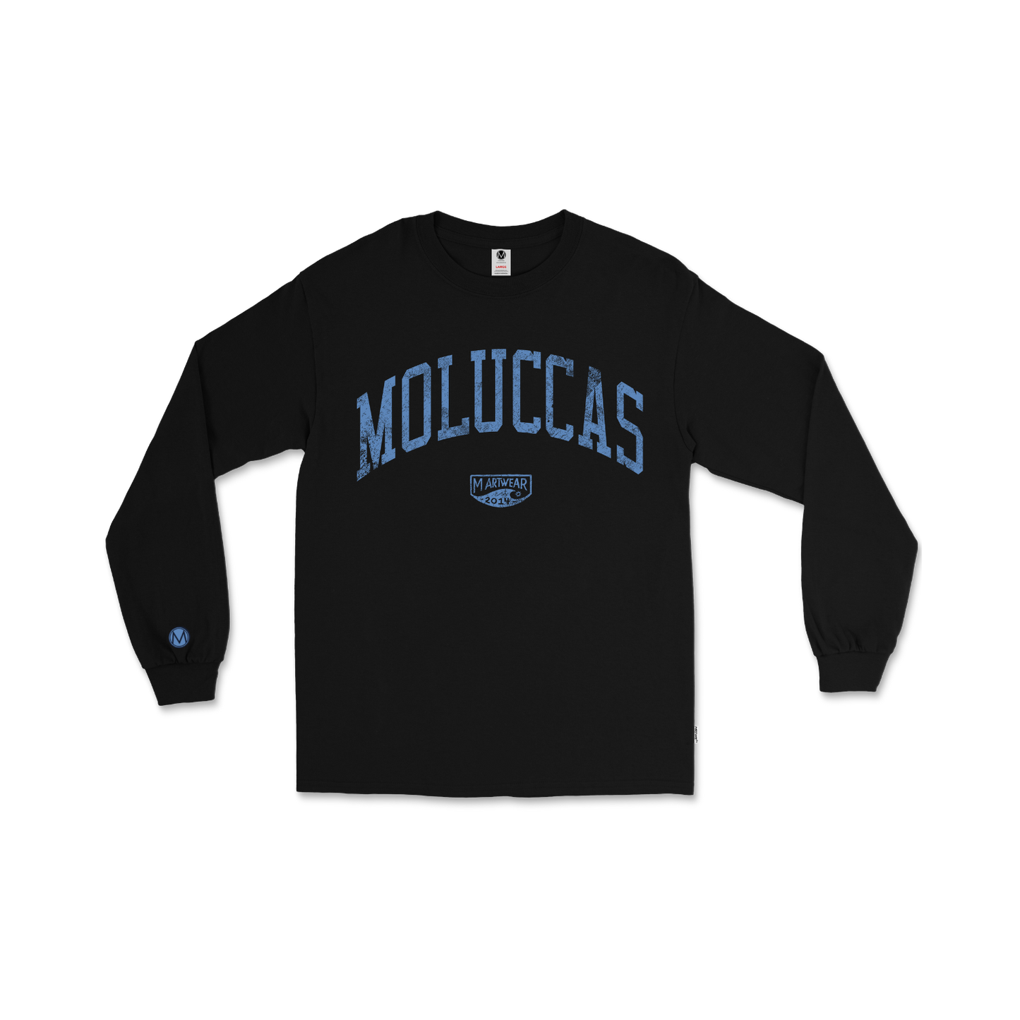 Moluccas Long Sleeve Grunge Black Blue