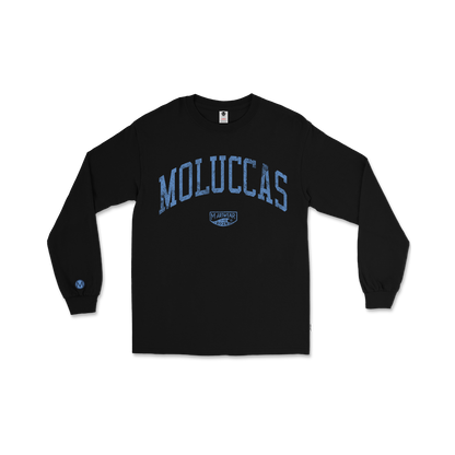 Moluccas Long Sleeve Grunge Black Blue