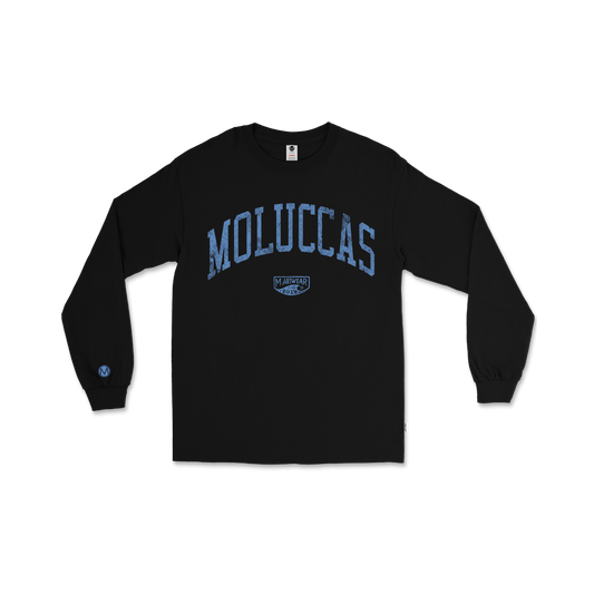 Moluccas Long Sleeve Grunge Black Blue