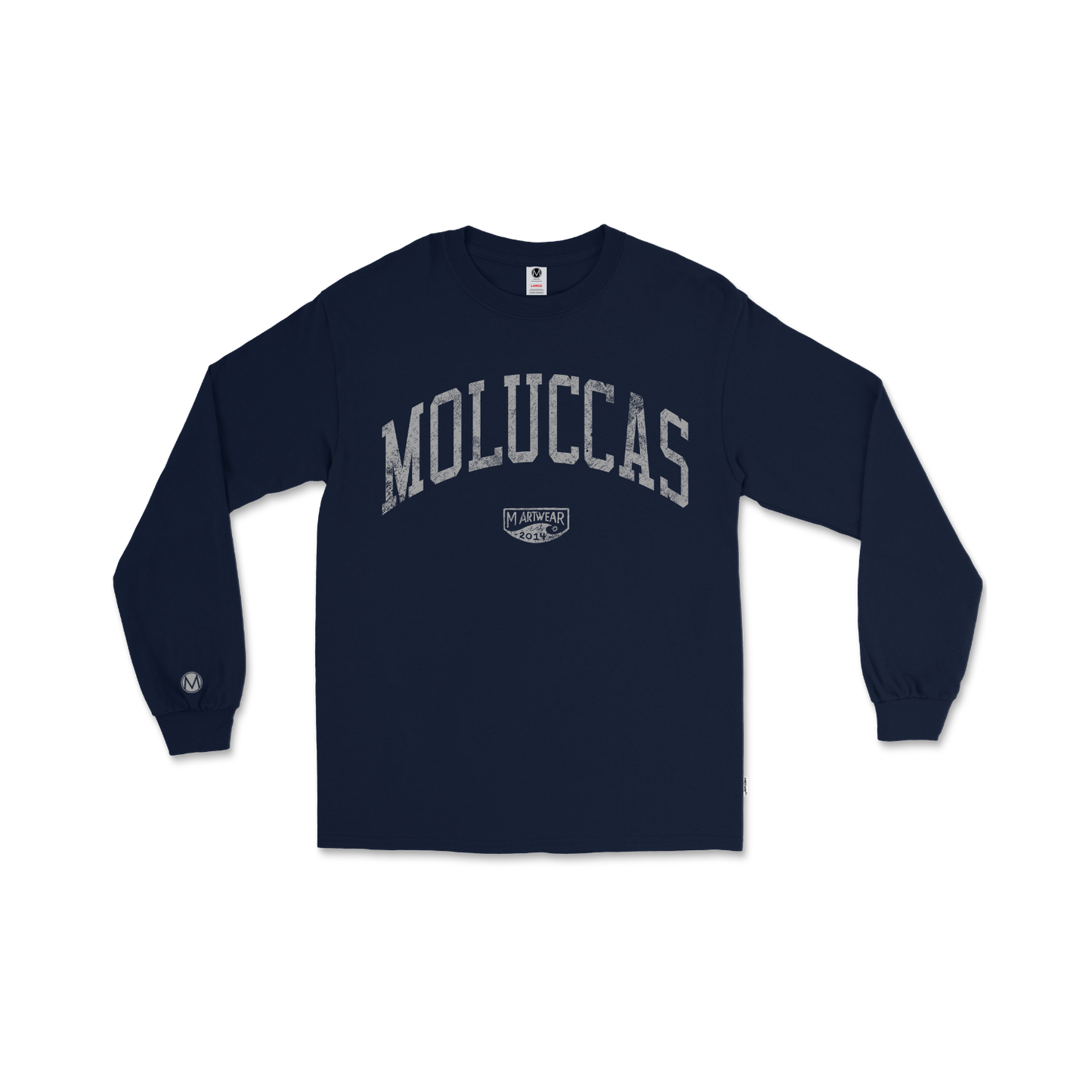 Moluccas Long Sleeve Grunge Navy Smoke