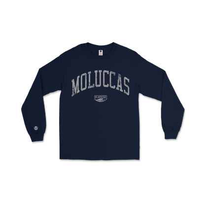 Moluccas Long Sleeve Grunge Navy Smoke