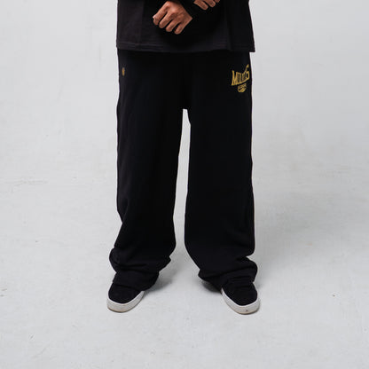 Long Sweat Pants Obsidian Gold