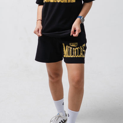 Short Sweat Pants Obsidian Gold