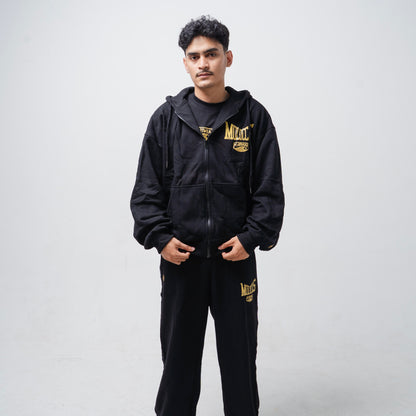 Zipper Moluccas Obsidian Gold