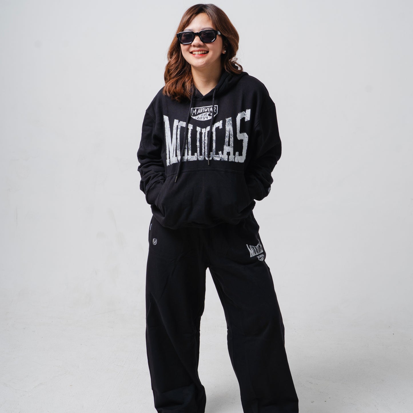 Hoodie Moluccas Obsidian Grey